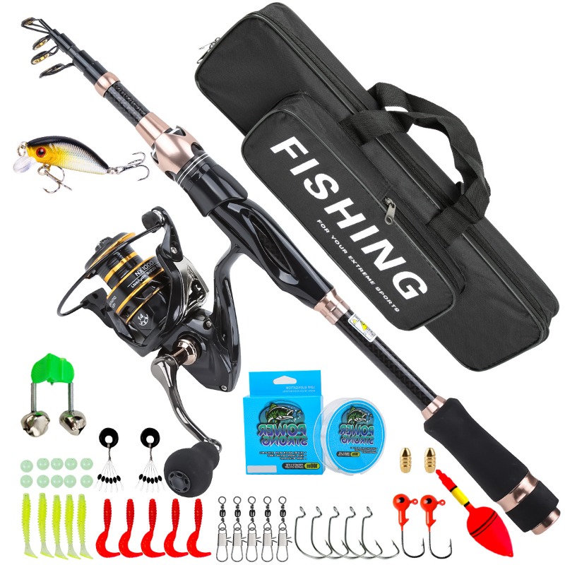 8m Telescopic Fishing Rod Reel - огляд і ціна Freshwater Line