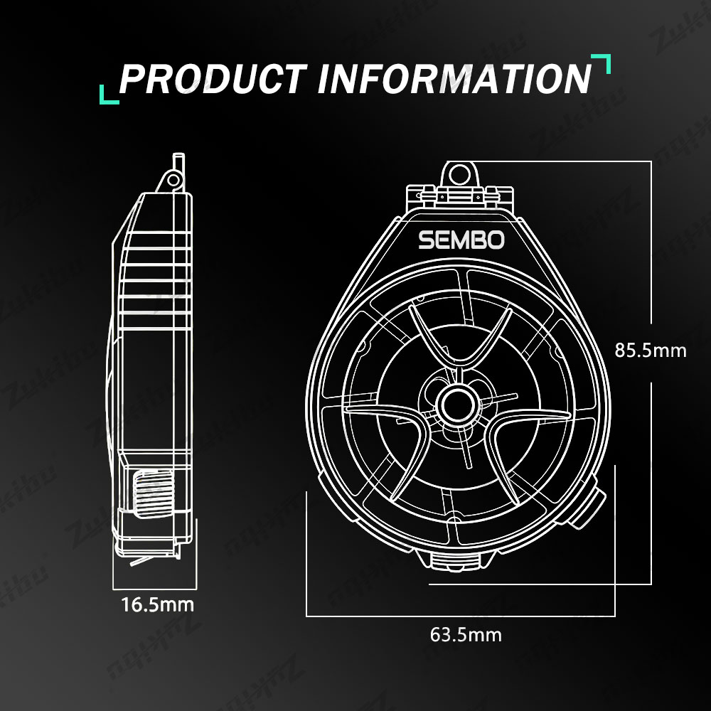ZUKIBO Compact Line Storage Bo - огляд і ціна Fishing Line Box