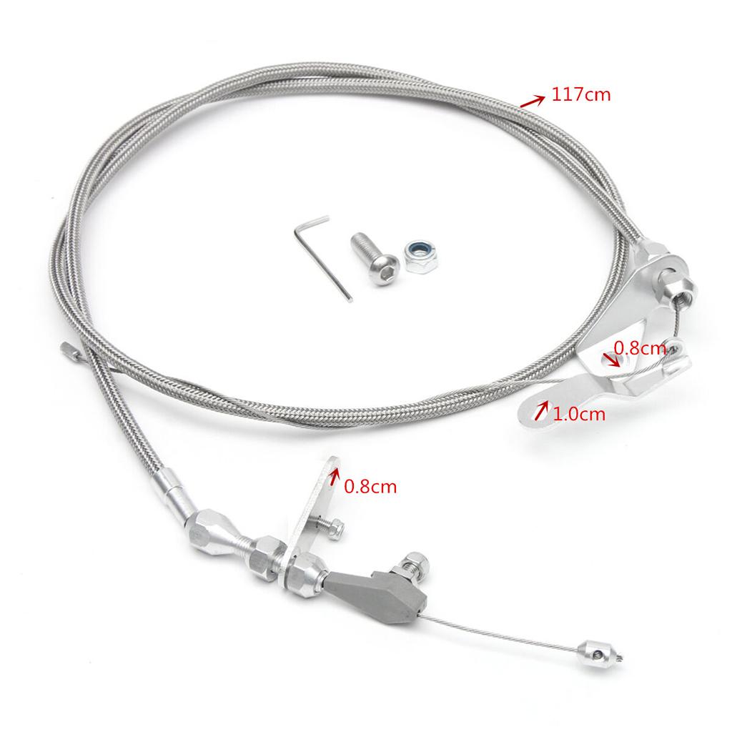 Accelerator Gas Throttle Cable - огляд і ціна Braided Line