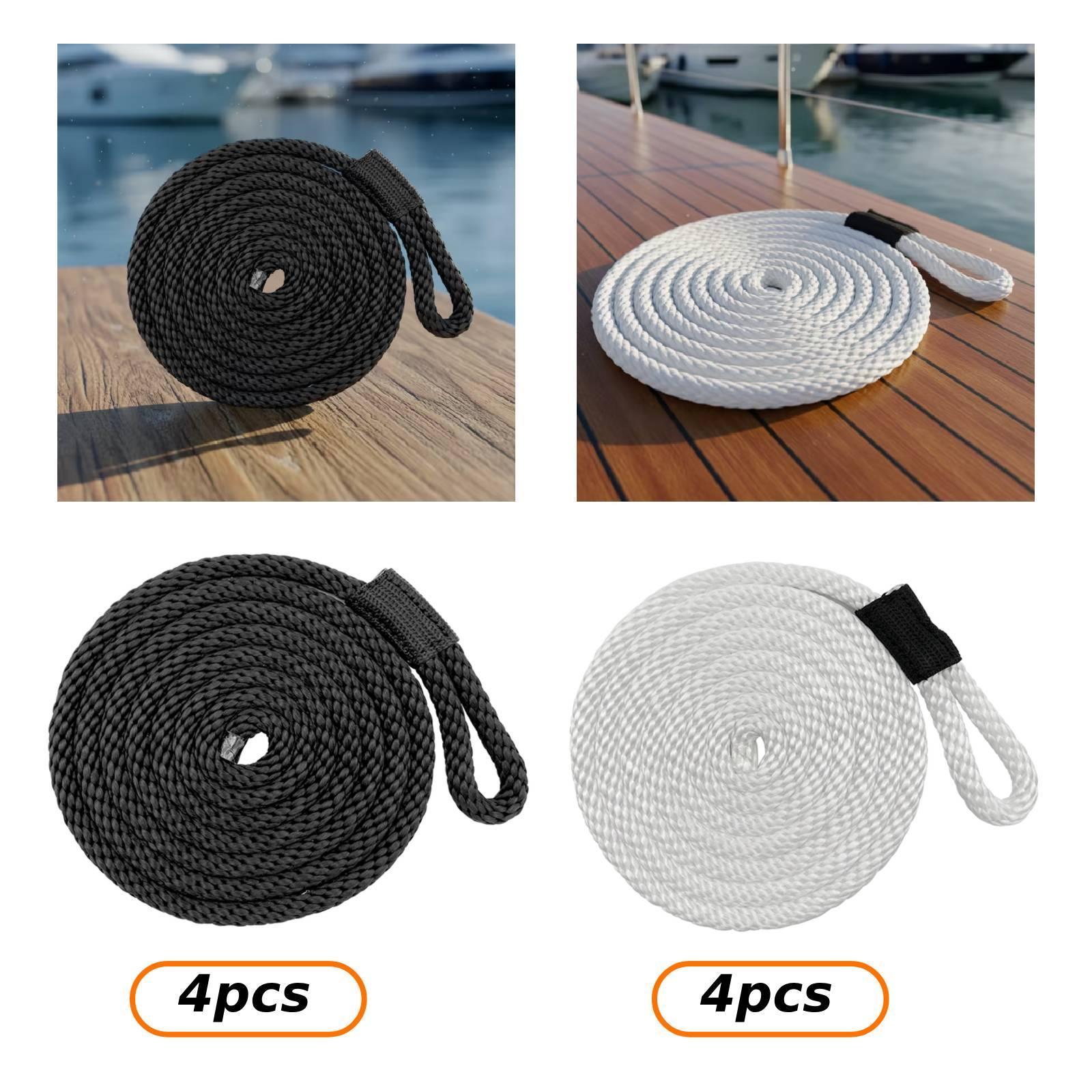 4 Pieces Docklines Mooring Rop - огляд і ціна Braided Line